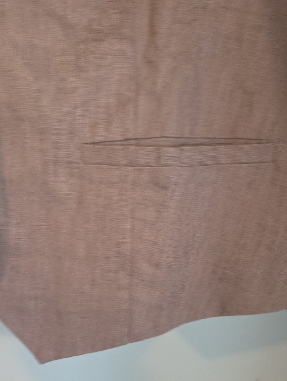 Brown V-Neck Cotton/Linen Blend Vest - Women's XXL - Picture 6 of 9